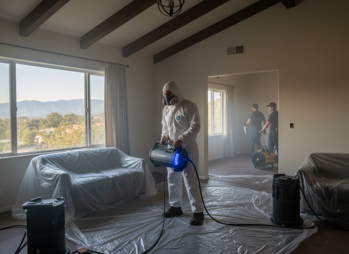 Removing Lingering Smoke Odor from Mentone Homes