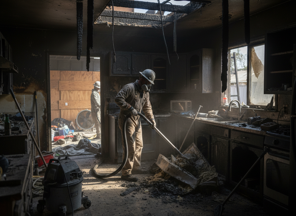 Emergency Fire Damage Restoration in Mentone, CA