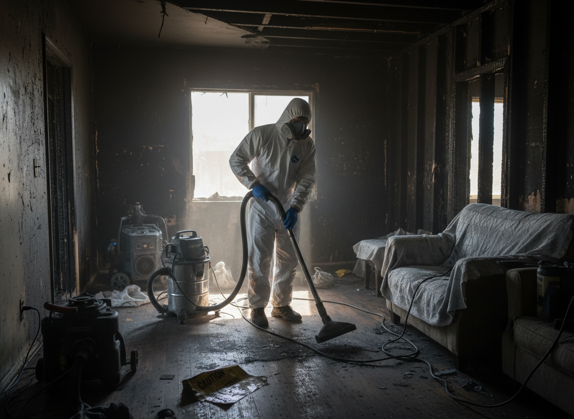 Fire Damage Clean Up in Mentone, CA