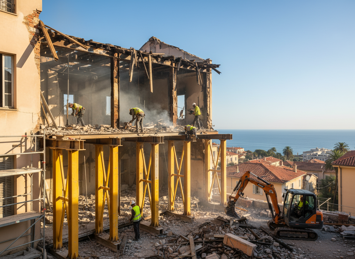 Structural Repair After Fire in Mentone, CA